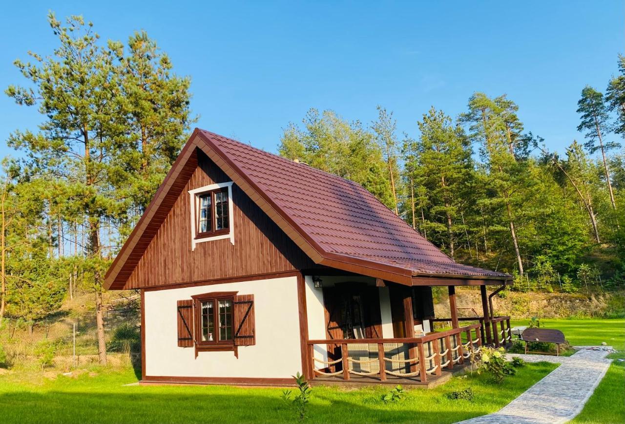 Domek na Kaszubach nad Jeziorem Klodno  Zewnętrze zdjęcie