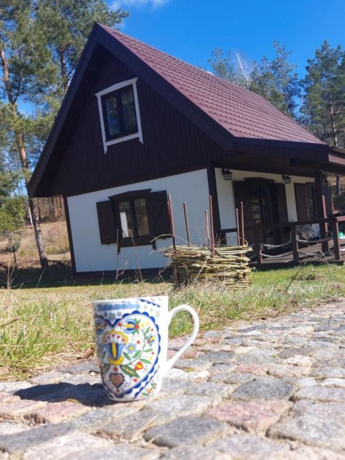 Domek na Kaszubach nad Jeziorem Klodno  Zewnętrze zdjęcie